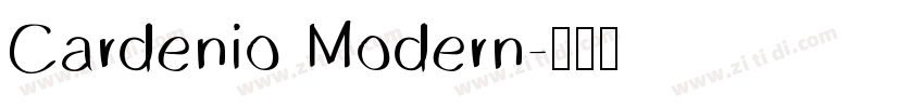Cardenio Modern字体转换